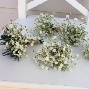 Baby's Breath Buttonhole- A Touch of Class Florist