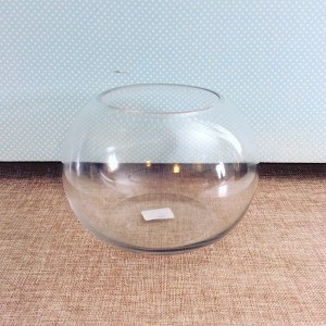 Glass Fishbowl Vase approximately 20cm high - A Touch of Class Florist Perth