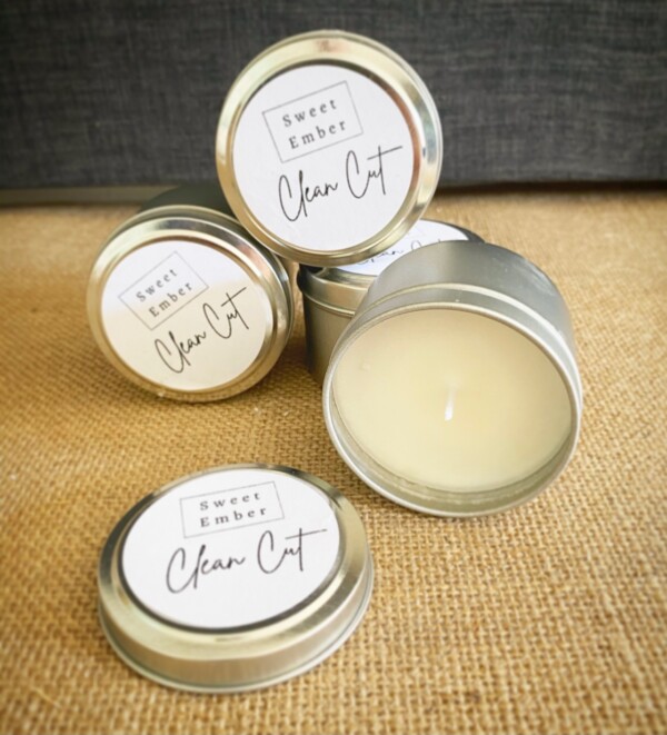Clean Cut candle by Sweet Ember